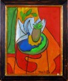Close-up details showing Henri MATISSE signature forgery characteristics