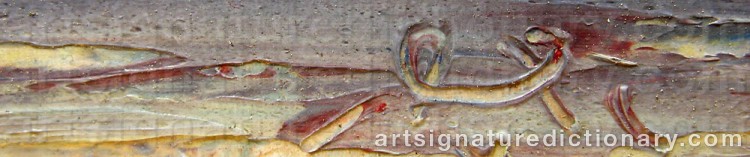 Signature by Johan Axel Gustaf ‘Jag Acke’ ACKE