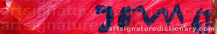Signature by Asger JORN