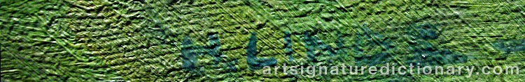 Signature by Hjalmar LINDE