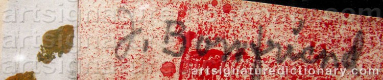 Signature by Jacob BORNFRIEND
