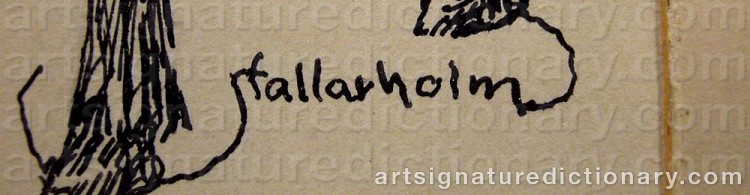 Signature by Uno STALLARHOLM