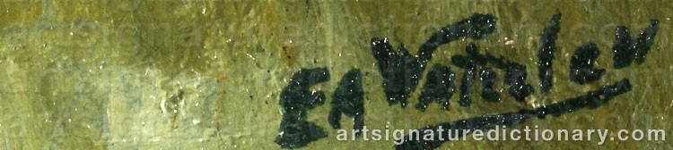 Authentic signature by Ernest Albert WATERLOW on Painting/Watercolour artwork