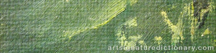 Signature by Gustaf WOLMAR