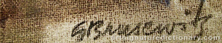 Signature by Gunnar BRUSEWITZ