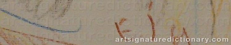 Signature by Egill JACOBSEN