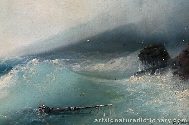 Close-up details showing Axel Wilhelm NORDGREN signature forgery characteristics