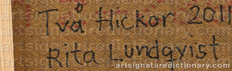 Signature by Rita LUNDQVIST