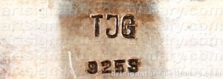 Authentic signature by Torsten J. GROVEN on Other artwork