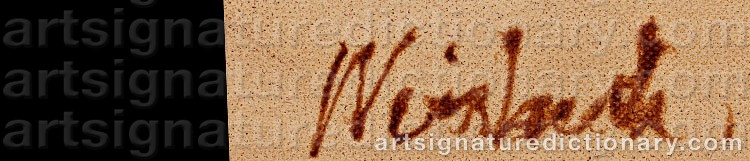 Signature by Claude WEISBUCH