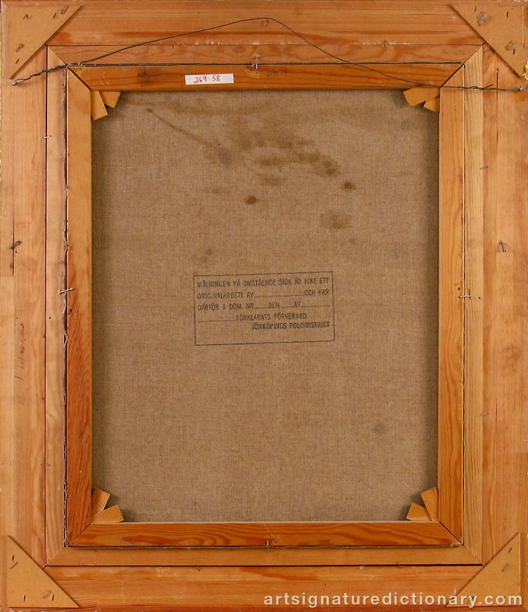 Close-up details showing Alexander TOLSTOY signature forgery characteristics