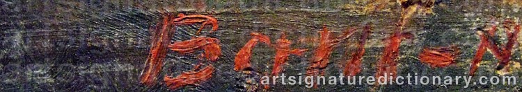 Signature by Bertil NORÉN