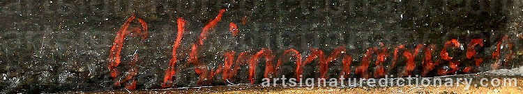Signature by Lars Gustav KINMANSSON