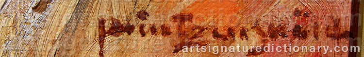 Signature by Carl Axel PRINTZENSKÖLD