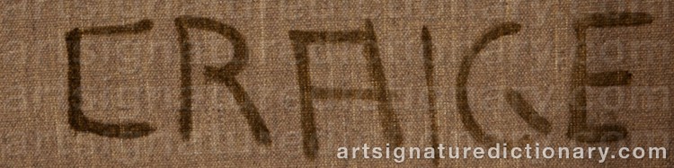 Authentic signature by Sheppard CRAIGE on Painting/Watercolour artwork