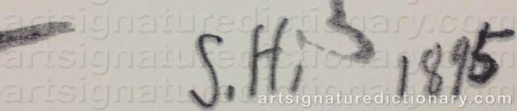 Signature by Sven HEDIN
