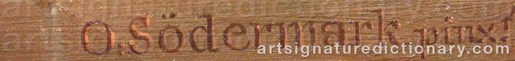 Signature by Olof Johan SÖDERMARK