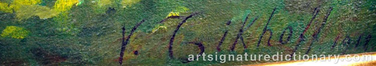 Signature by Vitaly Gavrilovich TIKHOV
