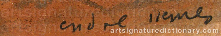 Signature by Endre NEMES