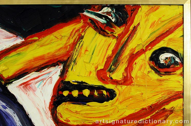 Close-up details showing Bengt LINDSTRÖM signature forgery characteristics