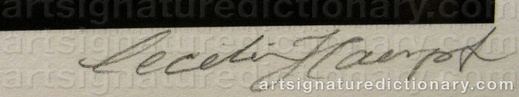 Signature by Cecilia HAUPT