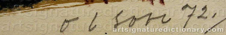 Signature by Ove OLSON