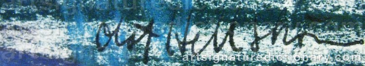 Signature by Olof HELLSTRÖM