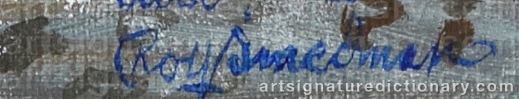 Signature by Rolf SMEDMAN