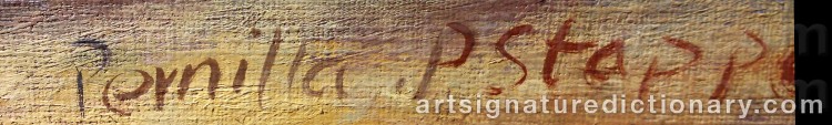 Signature by Pernilla STAPPE