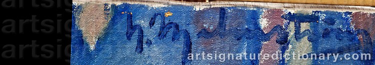 Signature by Henning MALMSTRÖM