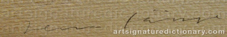 Signature by Jens FÄNGE