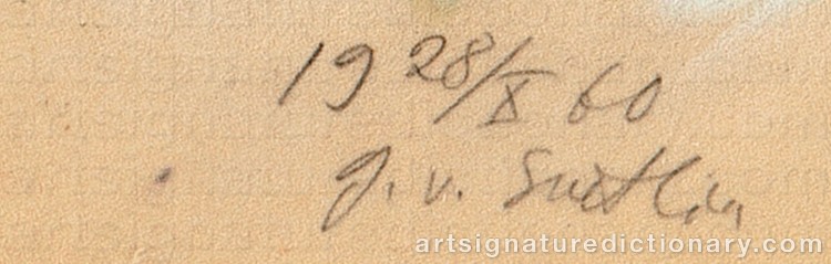 Signature by Georges Von SWETLIK