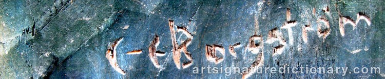 Signature by Carl Einar BORGSTRÖM