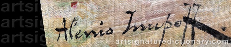 Signature by Alessio ISSUPOFF