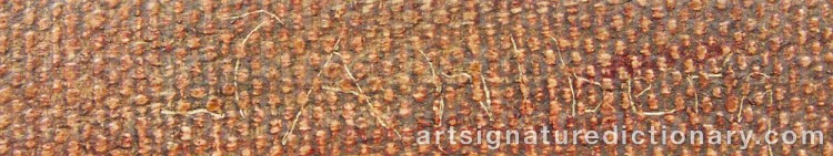 Signature by John AHLBERG