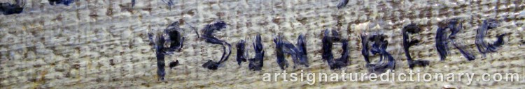 Signature by Per SUNDBERG
