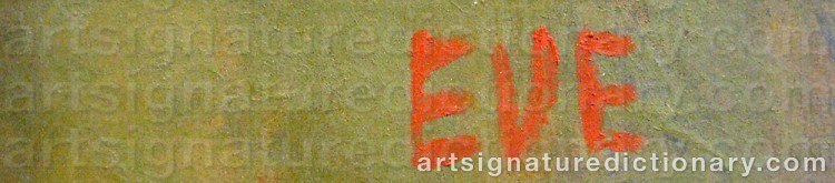 Signature by Eve ‘Eve’ ERIKSSON