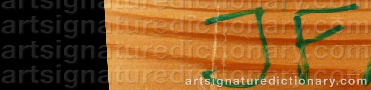 Authentic signature by Jonny FORSSTRÖM on Painting/Watercolour artwork