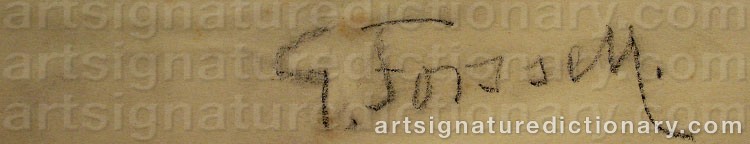Signature by Gunnar FORSSELL
