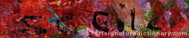 Authentic signature by Selden Connor GILE on Painting/Watercolour artwork