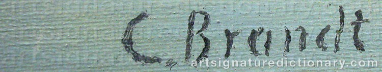 Forged signature of Carl BRANDT