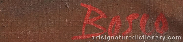 Signature by Pierre BOSCO