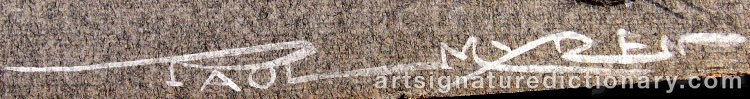 Signature by Paul MYRÉN