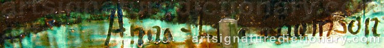 Signature by Anna-Lisa THOMSON