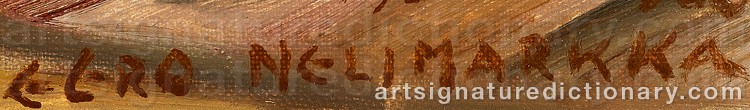 Signature by Eero NELIMARKKA