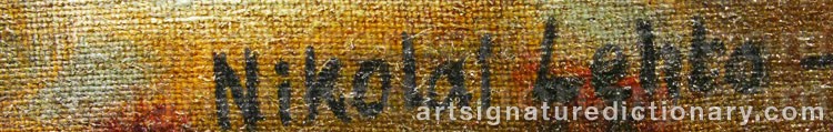 Signature by Nikolai LEHTO