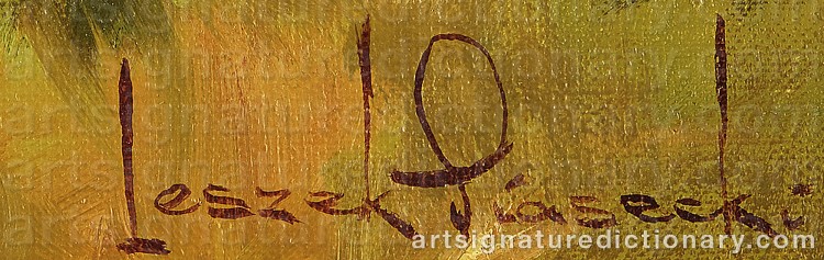 Signature by Leszek PIASECKI
