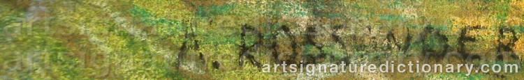 Signature by Armand ROSSANDER