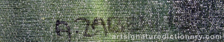 Authentic signature by Alois ZABEHLICKY on Painting/Watercolour artwork