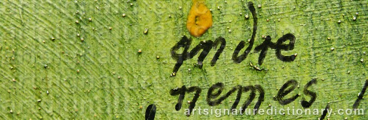 Signature by Endre NEMES